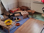 Biancas Stall auf Decken